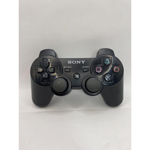 Authentic Sony Playstation 3 PS3 Genuine OEM Dualshock Ps3 Black Controller Test